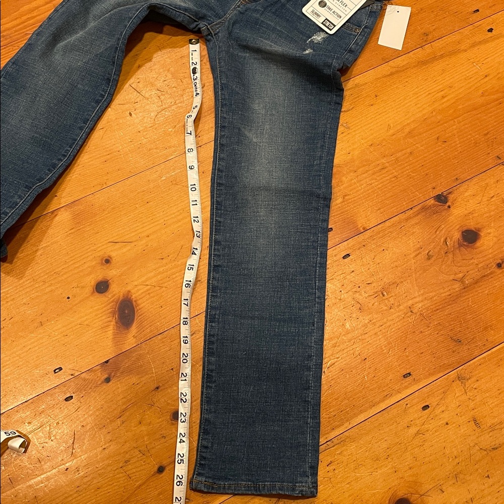 7 For all mankind Sedona slimmy comfort stretch Blue Jeans straight leg size 10 - Picture 8 of 9